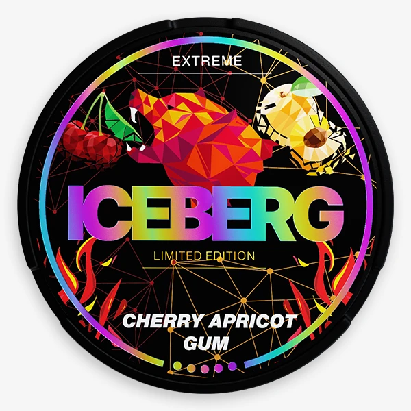 Iceberg Cherry Apricot Gum 50mg - SnusMe.eu